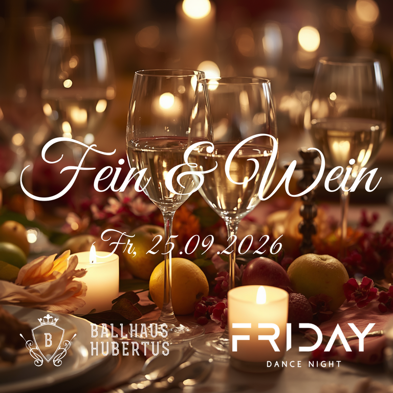 Bild zu Friday Dance Night Fein&Wein